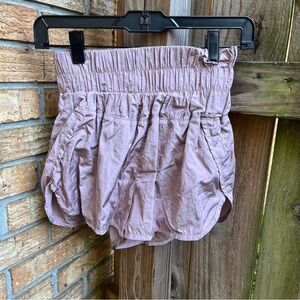 FP Movement by Free People High Waist Mauve Shorts